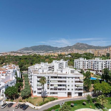 Central panoramic view seaside studio apartment Benalmádena Esterno foto